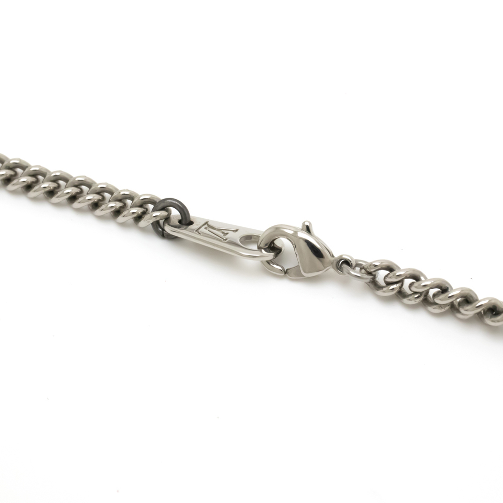 Louis Vuitton Monogram Eclipse Necklace Pendant S… - image 6